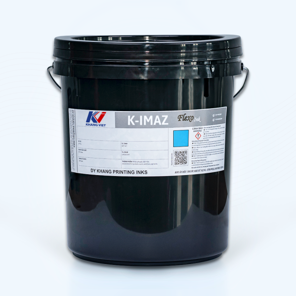 Xô nhựa đen mực in K-Imaz thuộc dòng mực Flexo của Khang Việt