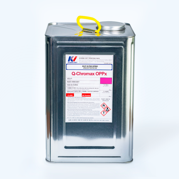Thùng thiếc mực Q-Chromax OPPx thuộc dòng mực in ống đồng của Khang Việt