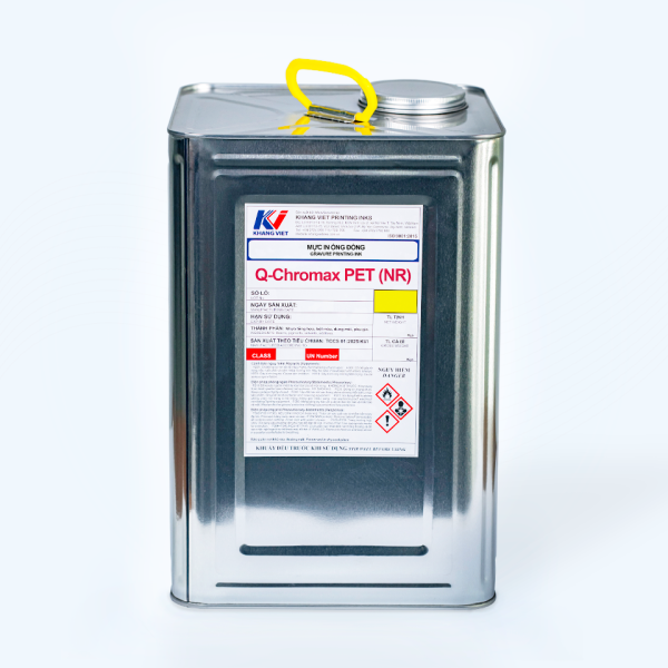 Thùng thiếc mực Q-Chromax PET (NR) thuộc dòng mực in ống đồng của Khang Việt