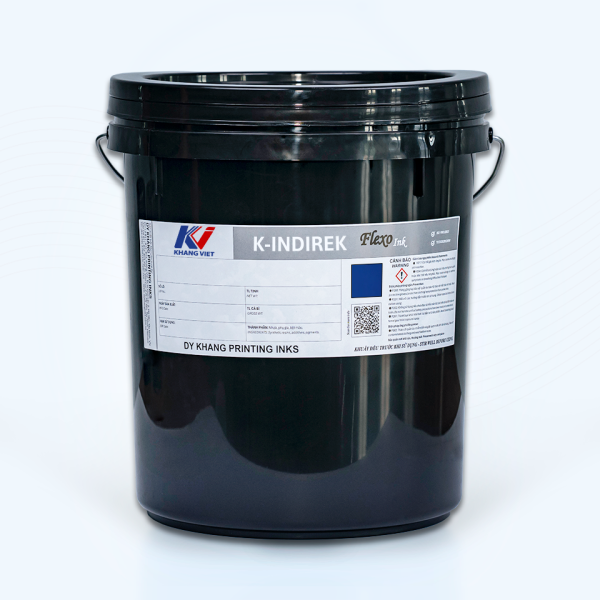 Xô nhựa đen mực in K-Indirek thuộc dòng mực Flexo của Khang Việt