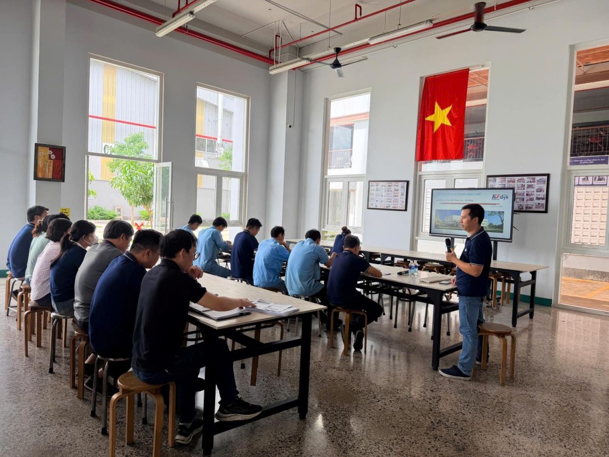 [2026] Đào tạo Hướng dẫn an toàn khi sử dụng hóa chất